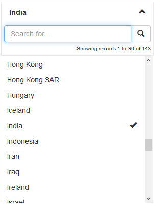 jQuey searchandselect